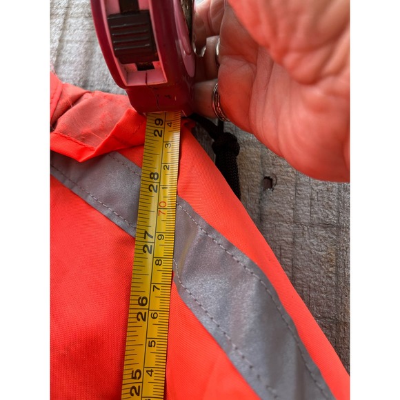 Vintage protective fire fighter outfit bright neon reflectors - Picture 3 of 13